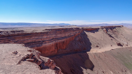 Fototapeta na wymiar Valle de la Luna in Chile, Atacama desert