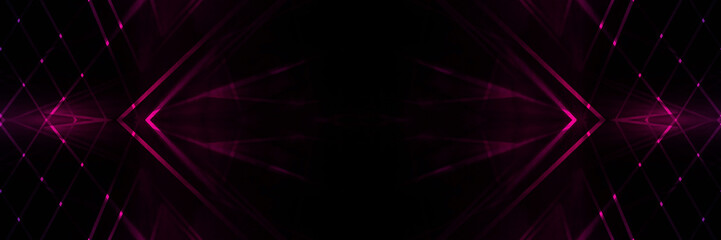 Obraz premium Abstract background neon with lines and glow