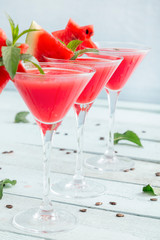 Watermelon cocktails