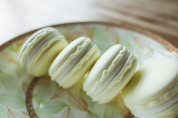 macarons on the table
