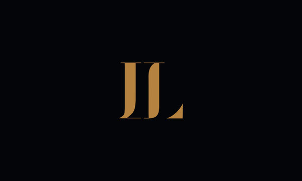 IL logo design template vector illustration minimal design