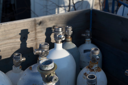 Canisters in a box