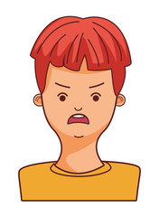 young man cartoon