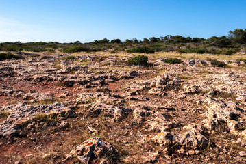 MEDITERRANEAN ROCKY LANDSCAPE