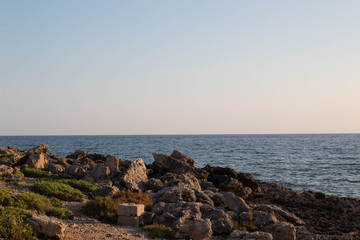 Fototapeta na wymiar views of the Salento sea