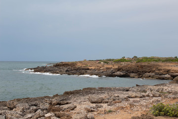 views of the Salento sea