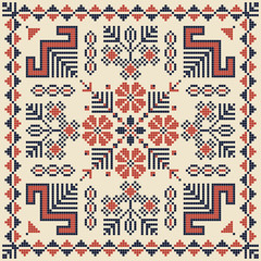 Palestinian embroidery pattern 189