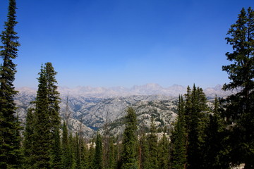 Titcomb Basin in the Wind River Range in Wyoming 