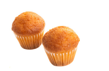 small cupcake isolated