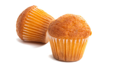 small cupcake isolated