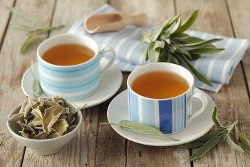 Sage tea, herbal tea