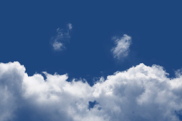 Beautiful blue sky with cloud.