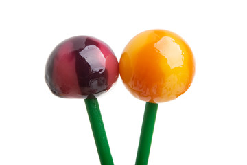 lollipop on stick isolated