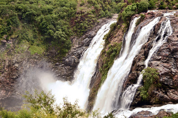 Naklejka na ściany i meble Shivanasamudra Falls in Karnataka