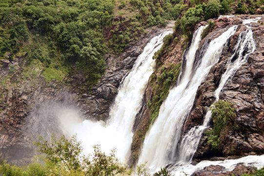 Shivanasamudra Falls in Karnataka