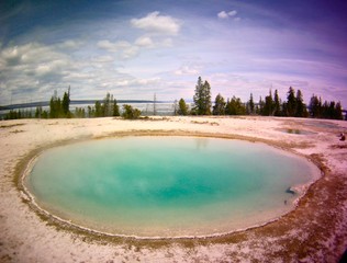Yellowstone National Park in Wyoming 