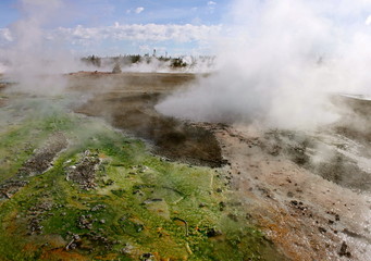 Yellowstone National Park in Wyoming 