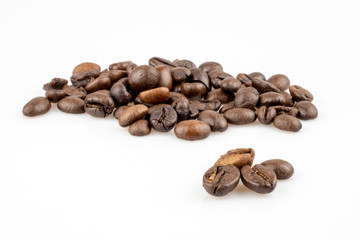 Coffee Bean - isolated on white background