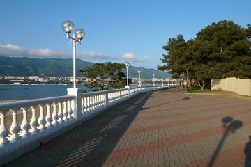 Fototapeta premium Embankment of Gelendzhik, Krasnodar region, Russia.