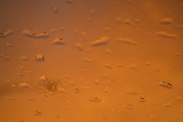 Sfondo di pioggia arancione