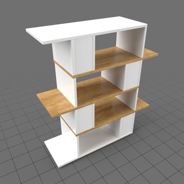 Modern office shelf