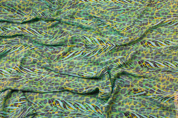 fabric with a tropical pattern, fabric texture