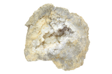 vug of the calcite in the limestone