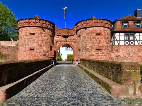 Alte Stadtmauer in Büdingen (Hessen)