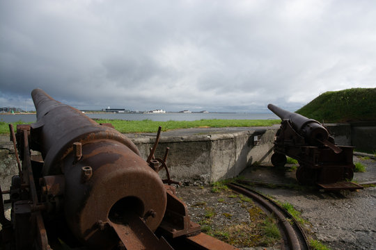 Scene frem Tre Kroner fortress located in Copenhagen Denmark
