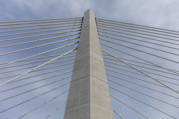 Fototapeta na wymiar Tilikum crossing bridge