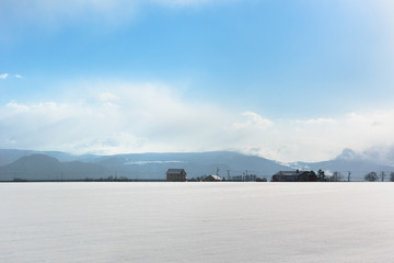 北海道の冬・雪景色