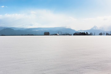 北海道の冬・雪景色