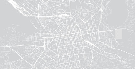 Fototapeta na wymiar Urban vector city map of Yekaterinburg, Russia