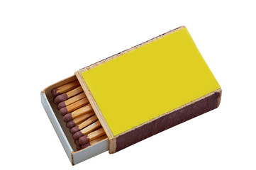 Matchbox with space for text