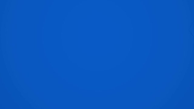 Looped animated transition from green screen to blue screen.
