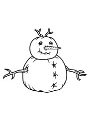 cool schneemann winter weihnachten kalt schnee basteln bauen schneeball spaß spielen comic cartoon lustig clipart