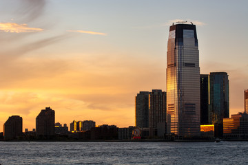 sunset in New Jersey