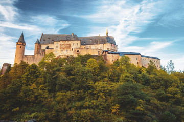 Fototapeta na wymiar Castle of Vianden, Luxembourg