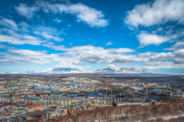 city mountain sky vulcan vulcano