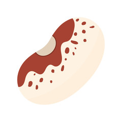 Kidney beans flat icon