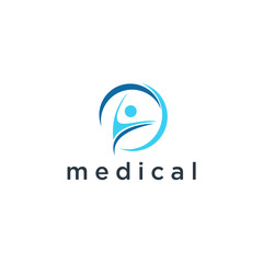 Human Tree Creative Concept Logo Design Template