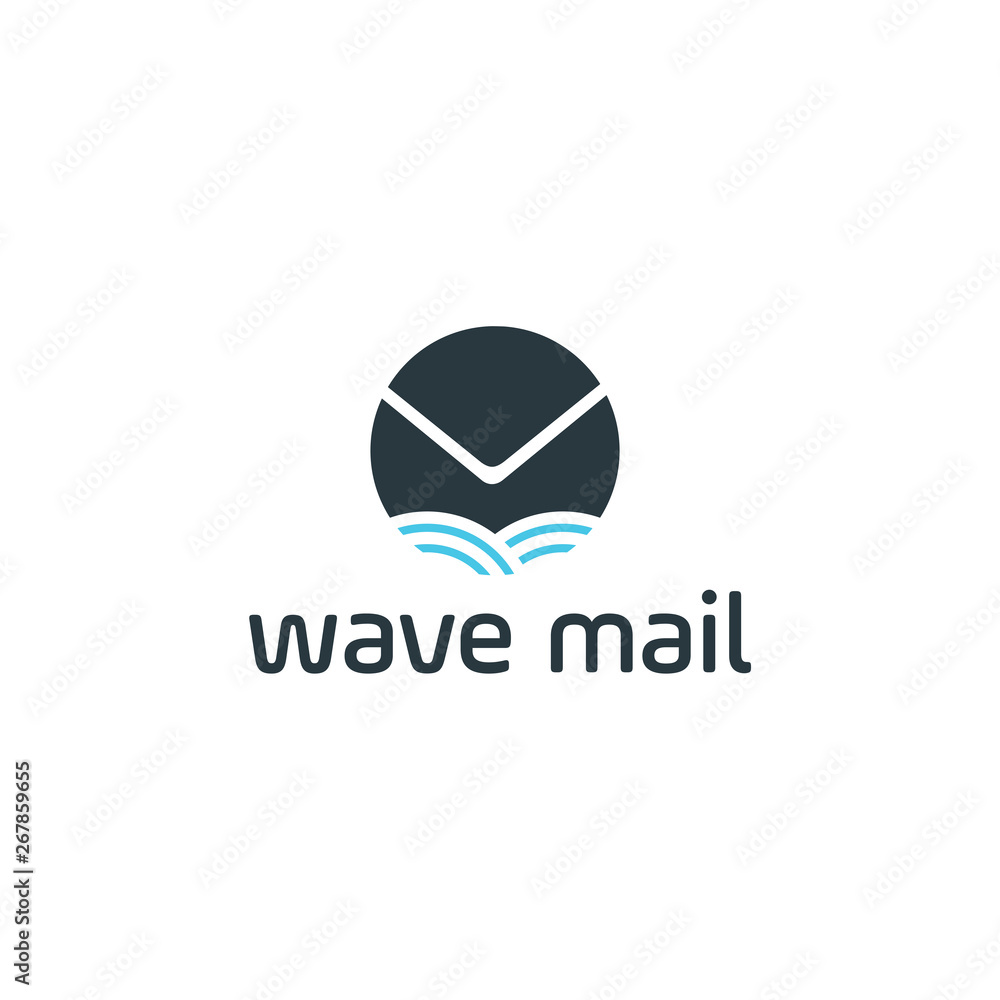 Aufkleber Email marketing creative design concept. Internet marketing and search engine optimization service theme.