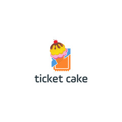 the art ice cream icon logo