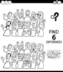 differences color book with people group