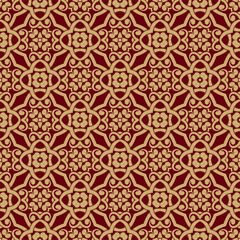 Seamless wall-paper in baroque style.
