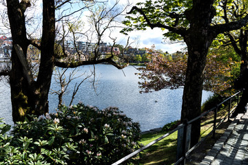 Blue sky, Blue water, our beautiful city center, mai 2019, Stavanger, Norway