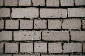 Brick wall in daylight, texture, background