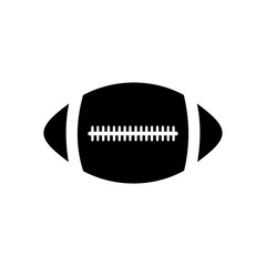 American football, ragby ball. Isolated on white background. Vector EPS10 illustration.