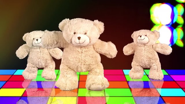 teddy bear dancer disco party music toy child