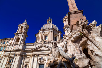 Fototapeta premium Navona Square in Rome, Italy.